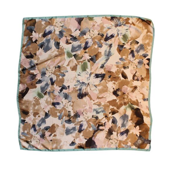 Vince Camuto Floral Smash 100% Silk 36" Square Scarf #VC2386 - Picture 1 of 1